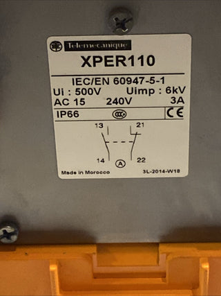 Schneider Electric XPER110 Fußschalter Harmony XPE – Metall – IP66 – NEU0