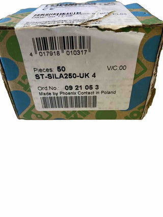 50x Phoenix Contact 0921053 Sicherungsstecker ST-SILA250-UK 4 STSILA250UK41