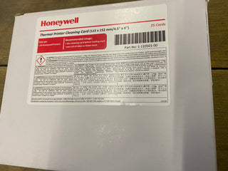 25x Honeywell / Intermec Reinigungskarten 1-110601-00 – NEU & OVP0