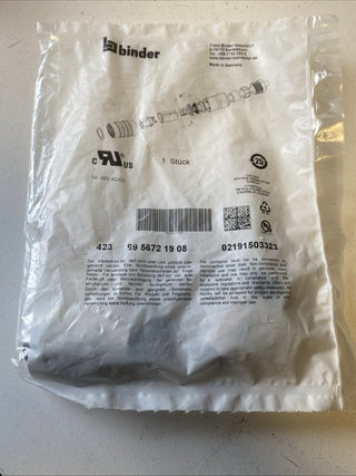 Binder M16 Kabeldose 8-polig (99-5672-19-08) Serie 423 – NEU & OVP