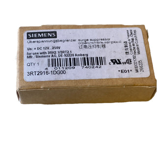 Siemens 3RT2916-1DG00 Diodenbaugruppe DC 12-250V Überspannungsbegrenzer – NEU0