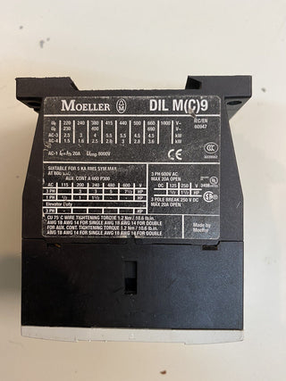 Eaton DILM9-10 (24VDC) Leistungsschütz – Gebraucht1