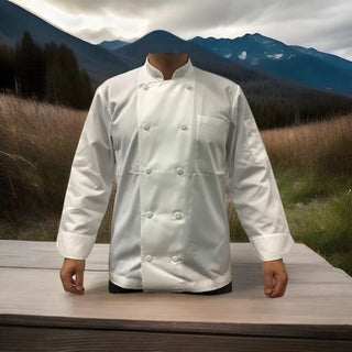 Koch Jacke  Food Service Smock Kittel - NEU - NSN 8415-01-647-75010
