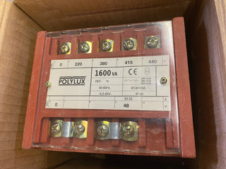 Polylux Steuertransformator 1,6kVA | 220V-440V auf 48V | Spannungswandler NEU2