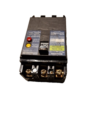 Matsushita KC-30N circuit breaker 15a 30mA 3P BKC3153N2