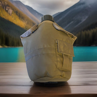 Mil-Tec - US Plastic Canteen - Feldflasche mit Hülle  - Coyote10