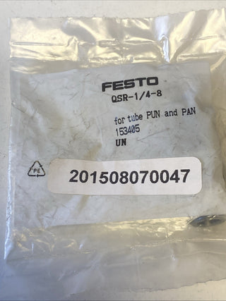 FESTO QSR-1/4-8 Rotations-Steckverschraubung (153405) – NEU & OVP0