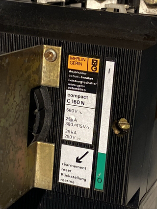 Merlin Gerin Compact C 160 N Leistungsschalter | 160A | 3-polig | MCCB6
