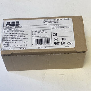 ABB CR-M125DC4 Interface Relay 1SVR405613R8200 125VDC 4C/O neu