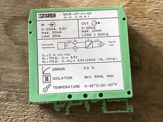 Phoenix Contact MCR-CP-I/I-00 Speisetrenner / Trennverstärker 0(4)–20 mA 27695851
