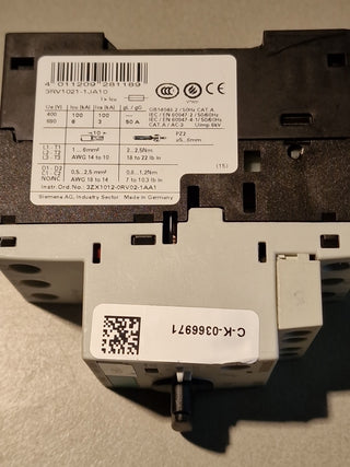 1pcs Used 3RV1021-1JA10#121