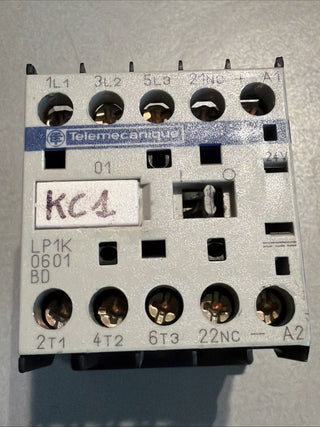Telemecanique LP1K0601BD Kleinschütz 3-polig 2,2kW S00 24V DC 1Ö – Gebraucht0