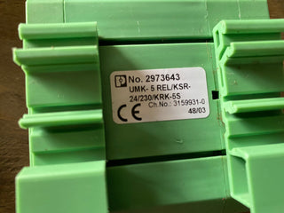 Phoenix Contact UMK-5 REL/KSR-24/230 2973643 Koppelbaustein Relais geb3