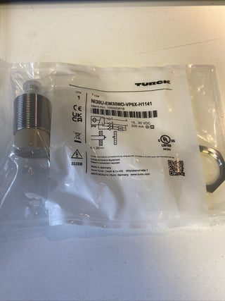 Turck Induktiver Sensor NI30U-EM30WD-VP6X-H1141 – M30 Washdown IP69K – NEU0