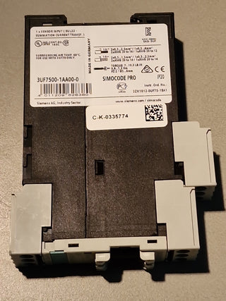 Siemens 3UF7500-1AA00-0 Erdschlussmodul Simocode Pro3