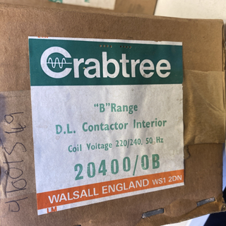 Crabtree BD15 Motorschutzschalter / Schütz – NEU & OVP0