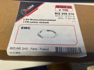 100X Bizline Kontermutter EMV M/iso 16 - BIZ 2085161