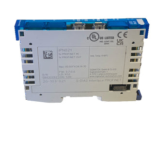 IPN 021 Profinet I/O Slave 20-103-021 SIGMATEK S-DIAS PROFINET I/O SLAVE0