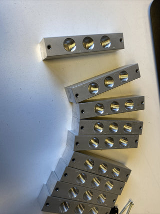 9X festo Mehrfachverteiler  MONTAGELEISTE 5/1/33