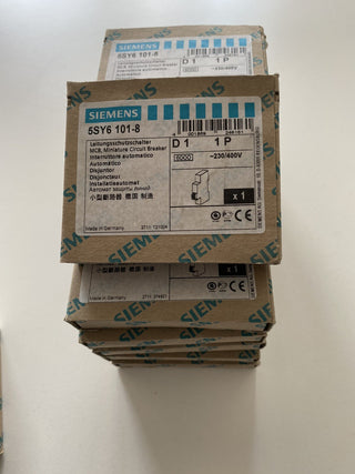 Siemens SENTRON Leitungsschutzschalter 5SY6101-8 | NEU & OVP1