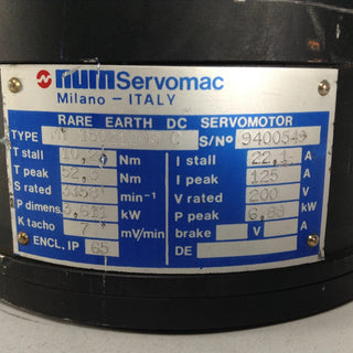 NUM Servomac MT 15021003C DC-Servomotor – Made in Italy2