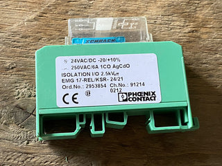 Phoenix Contact EMG 17-REL/KSR-24/21 Interface Relais 24V AC/DC gebraucht0