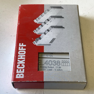 Beckhoff EL4038 | 8-Kanal-Analog-Ausgangsklemme -10...+10V | NEU & OVP