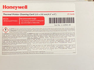Honeywell (Intermec) Reinigungskarten-Set 1-110501-00 – 25 Stück (NEU & OVP)1
