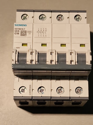 Siemens 5SY66 MCB C16 5SY6616-7 Leitungsschutzschalter#120