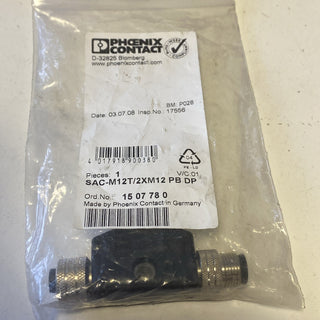 SAC-M12T/2XM12 PB DP 1507780 PHOENIX CONTACT T-Steckverbinder0