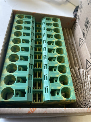 10x Weidmüller ZPE 35 Schutzleiter-Reihenklemme (Art.-Nr. 1739650000) – NEU & OV