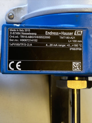 Endress+Hauser iTHERM TR10-ABG1HHS522000 Widerstandsthermometer Pt100 |Gebraucht4