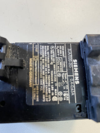 SIEMENS 3UA7020 0G 0,63A Überlastrelais 3UA7020-0G2