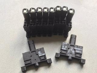 10x Siemens 3SB3423-1PC Lampenfassung LED Grün 24V AC/DC | NEU & OVP0