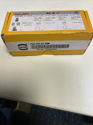 HARTING HAN 4A Schwere Steckverbinder Steckverbindersatz 4-polig, 230/400 V / 100