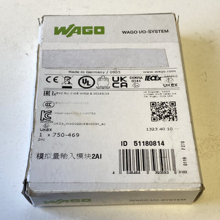 NEU WAGO 750-469 | 2-Kanal-Analogeingangsklemme | Thermoelement K | Originalverp2