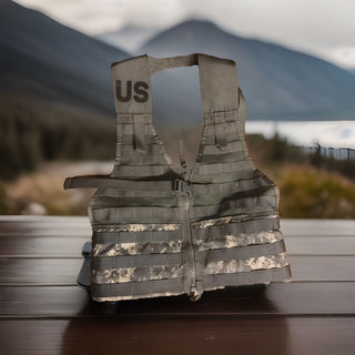 US Army Assault Fight Load ACU Vest UCP MOLLE AT Digital Weste1