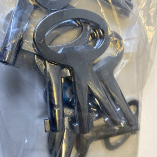 9x Doppelbartschlüssel SZ 2531.000 Schranksysteme 25310003