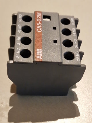 ABB CA5-22M Hilfskontaktblock 1SBN010040R1122 Hilfsschalterblock 2S/2Ö Gebraucht3