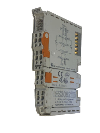 Beckhoff ES3052 | 2-Kanal-Analog-Eingangsklemme 4…20 mA (ES-Serie)2