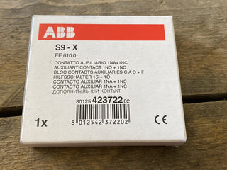 abb hilfsschalter s9-x0