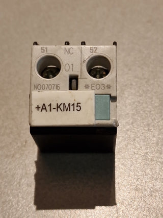 2x Siemens 3RH1911-1AA01 Hilfsschalterblock Hilfsschütz 1NC 1-polig S00 Gebr.0