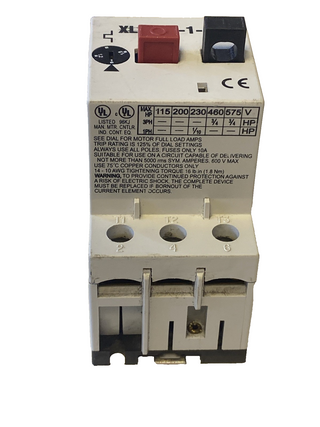 RS PRO XL2000 Motorschutzschalter MS25 | 1,0 - 1,6 A | 3-polig | Gebraucht1