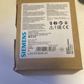 4x SIEMENS SIRIUS LZS:RT4A4L24 Steckrelais Komplettgerät 24V DC 2 Wechsler LED-M0