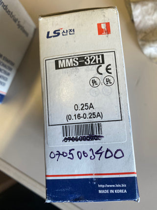 LS MMS-32H 0,25 A (0,16-0,25 A) MOTORSTARTER0