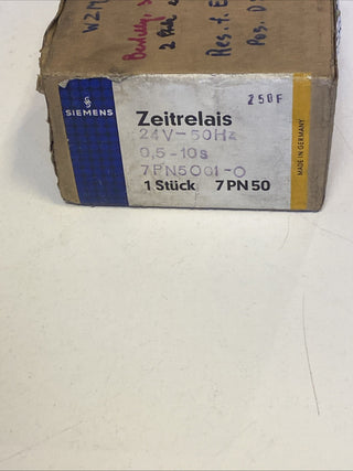 Siemens 7PN5051-1/Z52D Zeitrelais 220V 1–20s 7PN50 neu o. OVP1