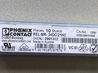 8X Phoenix Contact REL-MR- 24DC/21AU Printrelais 24 V/DC 6A 1 Wechsler2