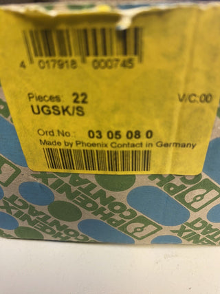 20x Phoenix Contact UGSK/S Klemmen Reihenklemmen neu2