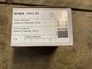 Gira S-Color 064240 Knebel Abdeckung Zeitschalter 120 Min – reinweiß neu1