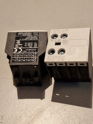 2x Eaton DILA-XHI11 Hilfsschalterblock 1 Schließer, 1 Öffner 4 A steckbar4